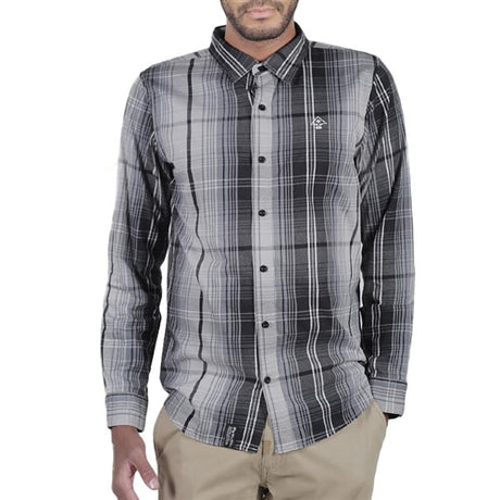 LRG Cult Classic LS Woven Shirt Ash Large