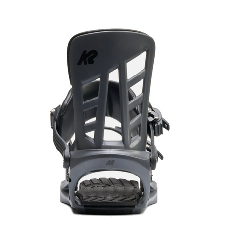 K2 Indy Snowboard BIndings 2627 Mens Black Grey Large