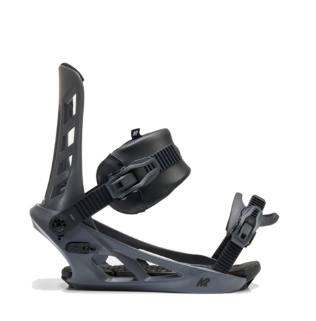 K2 Indy Snowboard BIndings 2627 Mens Black Grey Large