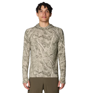 Mountain Hardwear Butter Up Longsleeve UPF Hoodie Mens Stone Camo