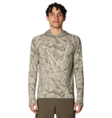 Mountain Hardwear Butter Up Longsleeve UPF Hoodie Mens Stone Camo M