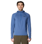 Mountain Hardwear Crater Lake Heavy Half Zip Hood Mens Blue M
