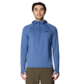 Mountain Hardwear Crater Lake Heavy Half Zip Hood Mens Blue