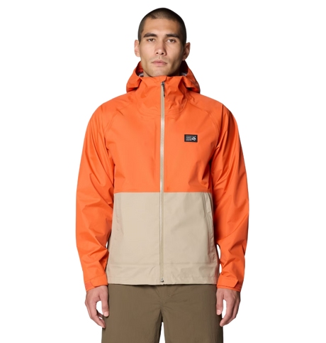 Mountain Hardwear Threshold Jacket Mens Orange Tan
