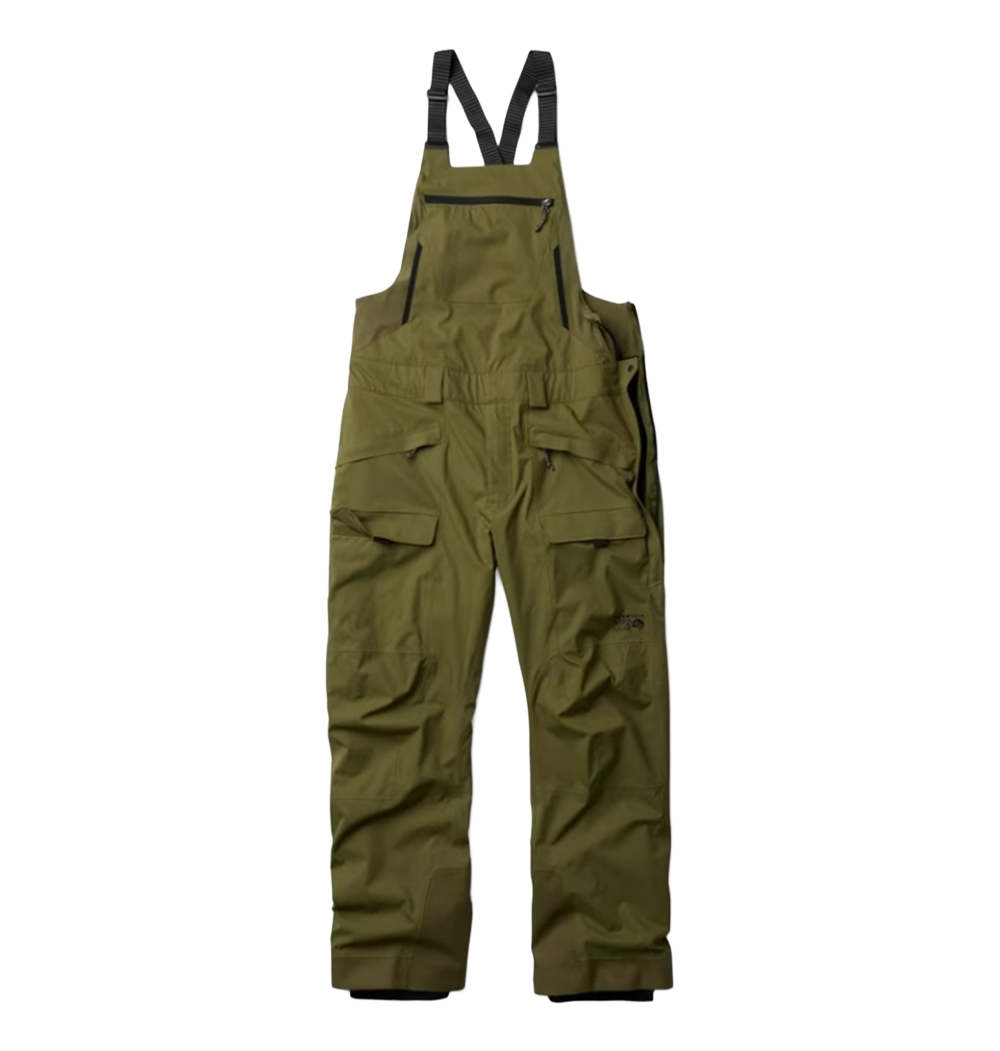 Mountain Hardwear Fireball Snow Bibs Mens Green L Regular