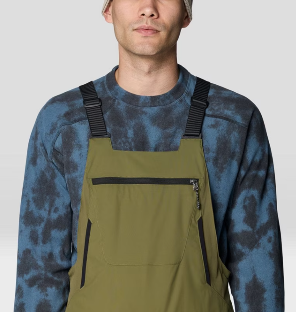 Mountain Hardwear Fireball Snow Bibs Mens Green