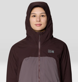 Mountain Hardwear Stretch Ozonic Insulated Jacket Womens Mullberry Purple Sage