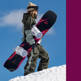 Jones Howler Snowboard 2027 Womens Black Pink 145