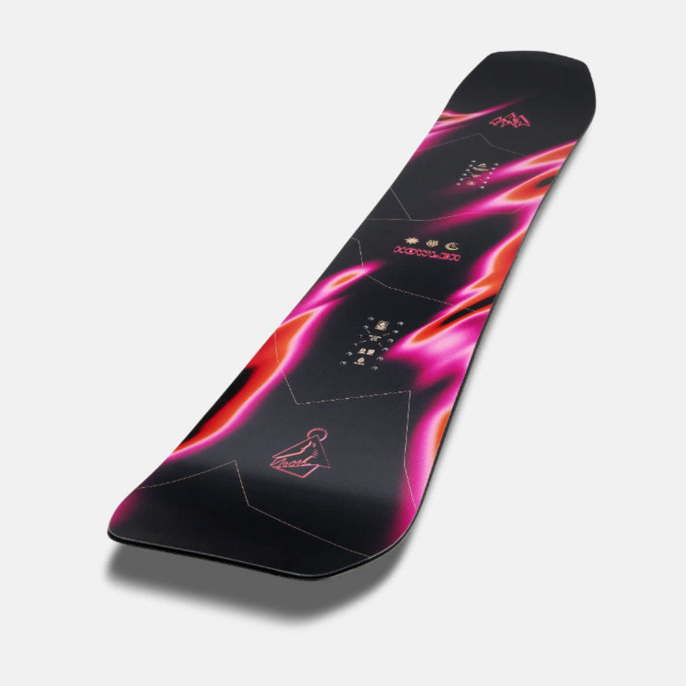 Jones Howler Snowboard 2027 Womens Black Pink 145