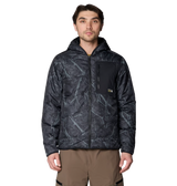 Mountain Hardwear Apres Pro Insulated Hood Jacket Mens Shark Print Black M