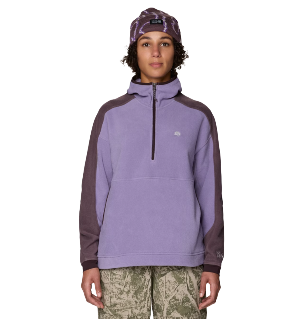 Mountain Hardwear Apres Pro Fleece Hood Womens Violet Purple Sage S