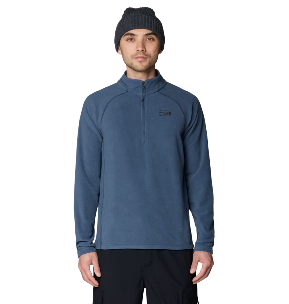 Mountain Hardwear Microchill Quarter Zip Mens Astral Blue