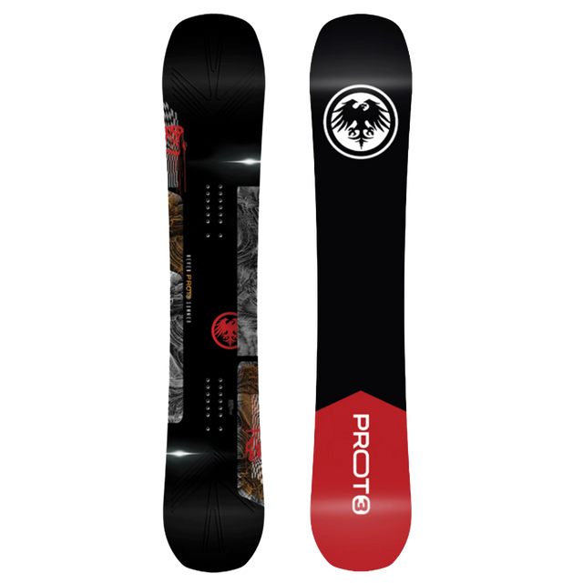 Never Summer Proto Type 3 Snowboard 2027 Black 161 Wide