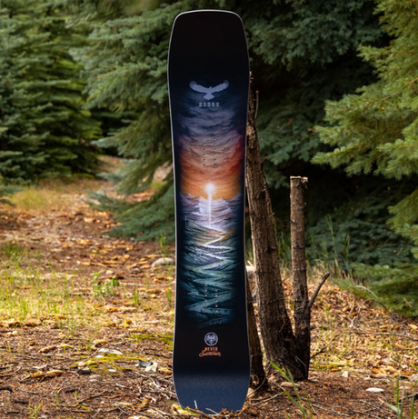 Never Summer Nokhu Snowboard 2027 Black Orange 152
