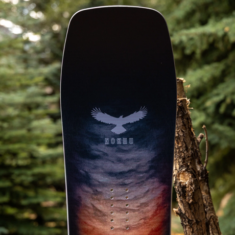 Never Summer Nokhu Snowboard 2027 Black Orange 155