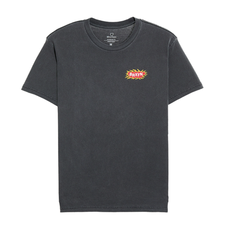 Brixton Blazing Standard SS Tshirt Black Washed