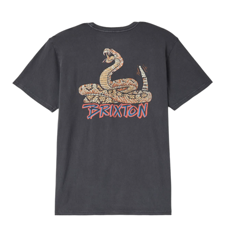 Brixton Rockton Standard SS Tshirt Black Washed