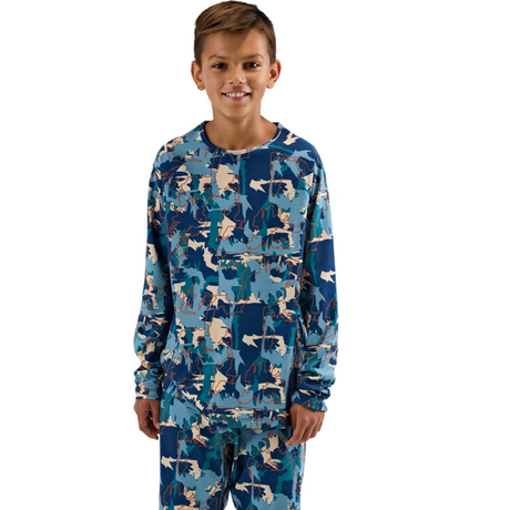 Blackstrap Big Kids Evolver Crewneck Badlands S