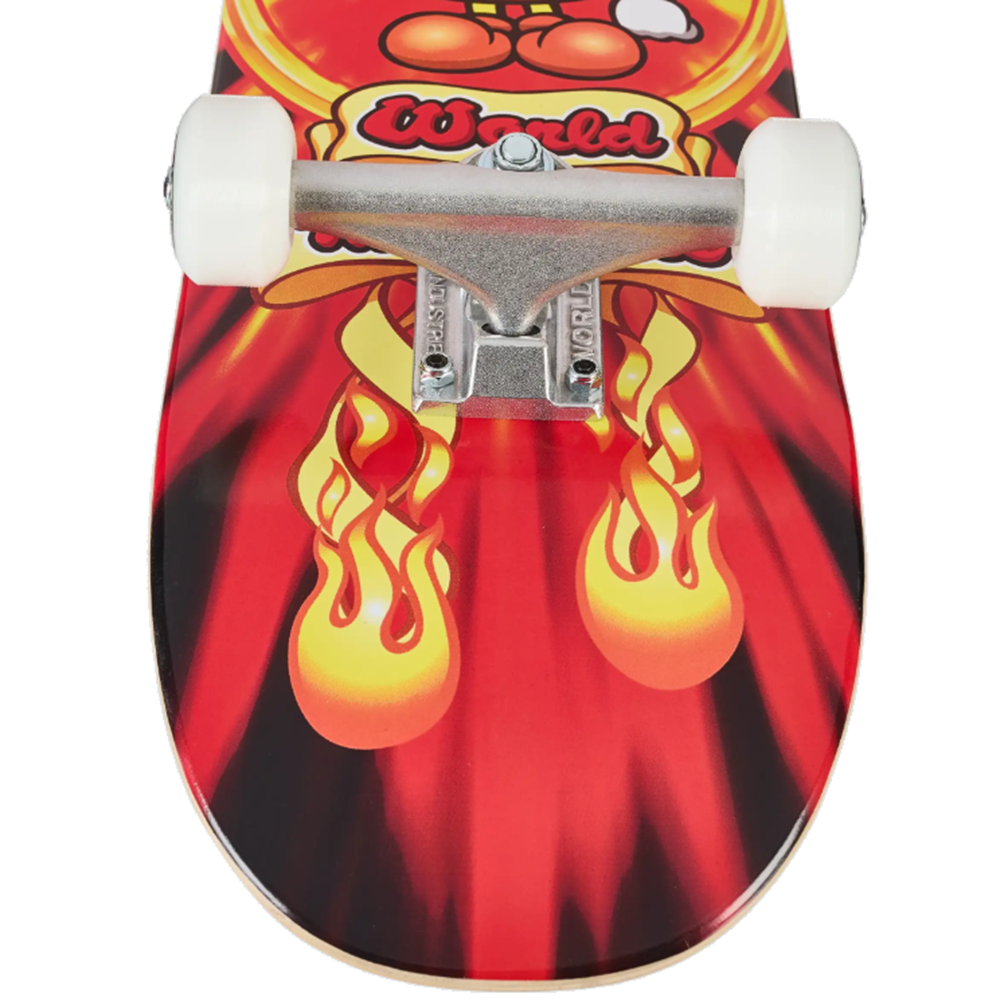 World Industries Flameboy V2 Skateboard Complete Black Red 7