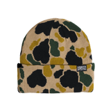 Autumn Duck Camo Beanie Sand