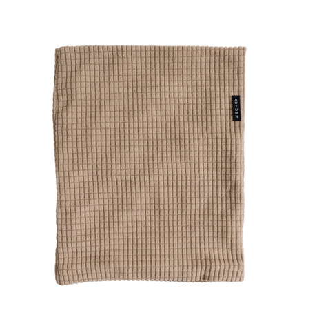 Autumn Grid Fleece Neck Gaiter Sand