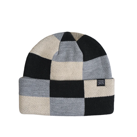 Corduroy Squared Beanie Natural
