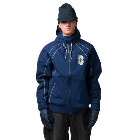 Souvenir Insulated Track Jacket Navy S