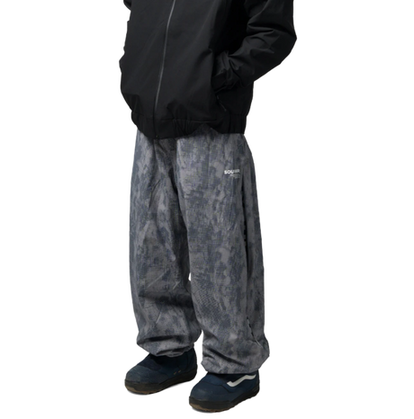 Souvenir Parachute Pants Grey Print M