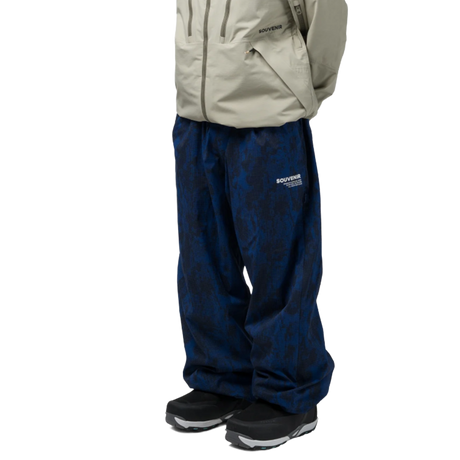 Souvenir Parachute Pants Blue Print XL