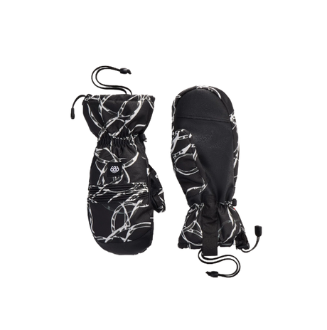 686 Lander Mitts Black Wire S