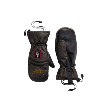 686 Lander Mitts Metallica Camo M