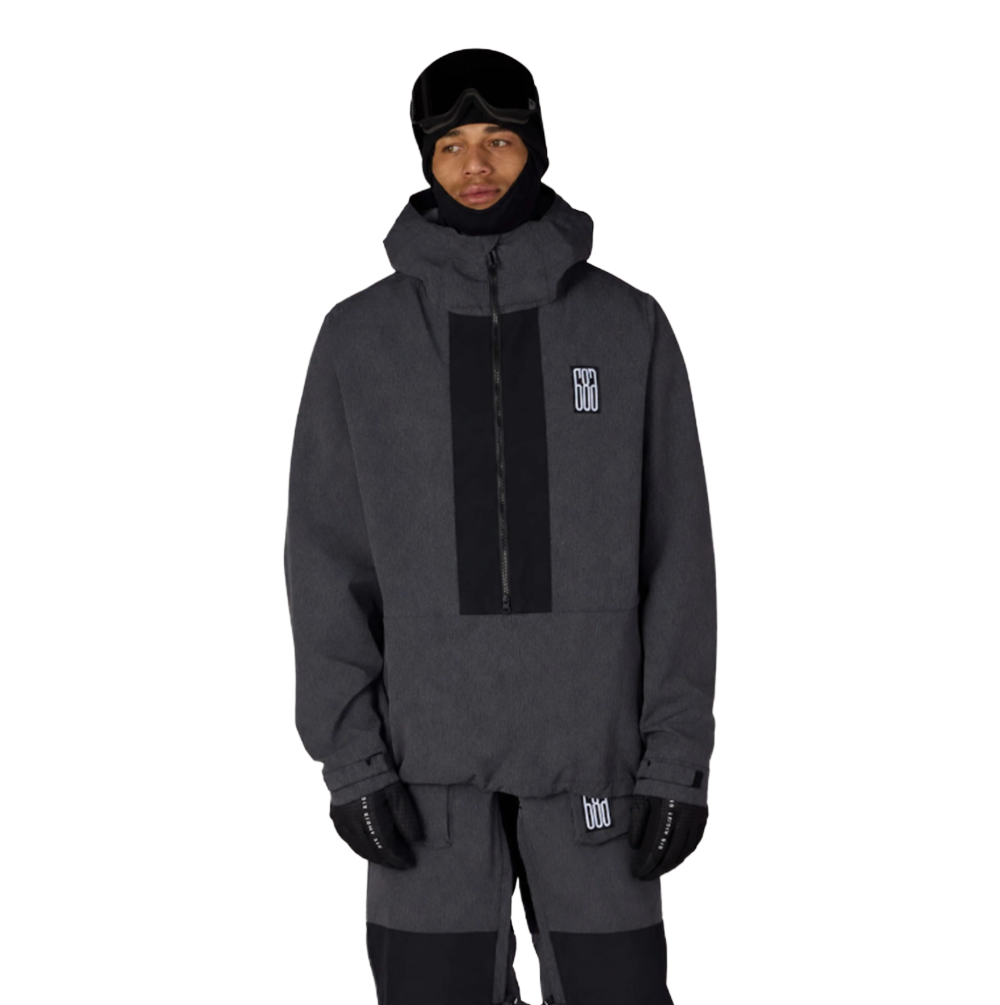 686 Ghost 2.5L Anorak Jacket Black Denim XL