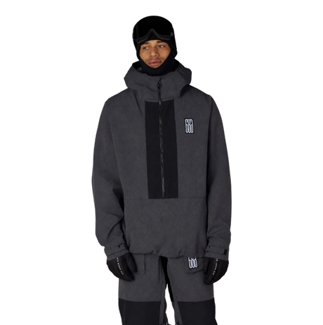 686 Ghost 2.5L Anorak Jacket Black Denim L