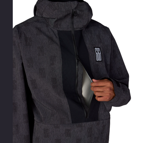 686 Ghost 2.5L Anorak Jacket Black Denim