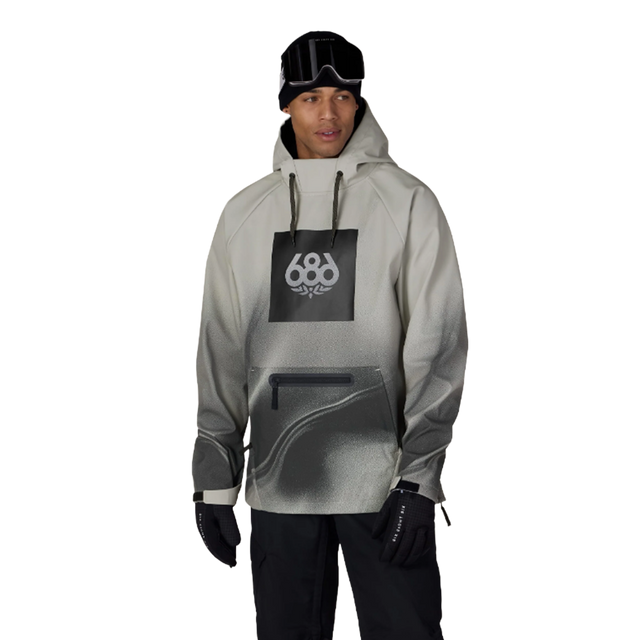 686 Waterproof Hoody Limestone Burnt Dunes Small