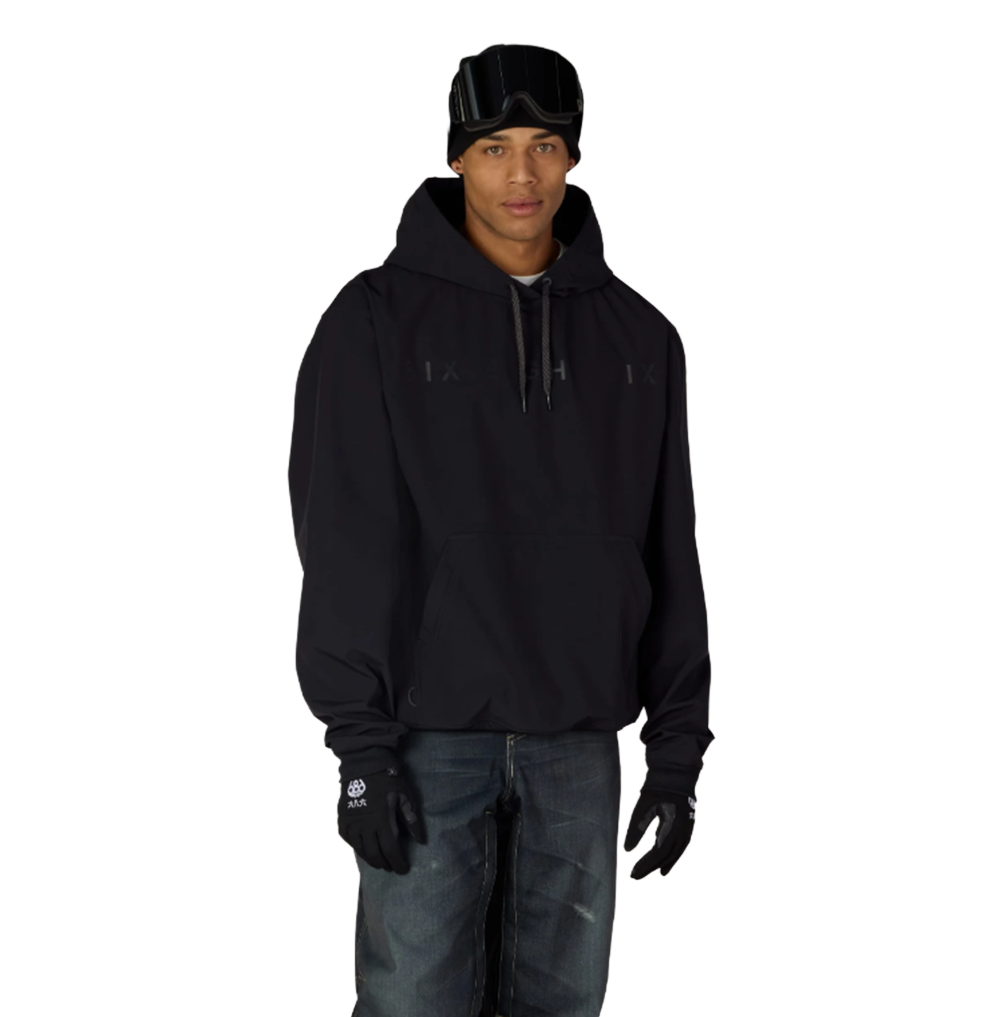 686 Waterproof Team Hoody Black