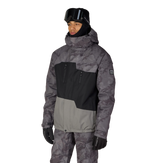 686 Geo Insulated Jacket Charcoal Hemisphere Block XL