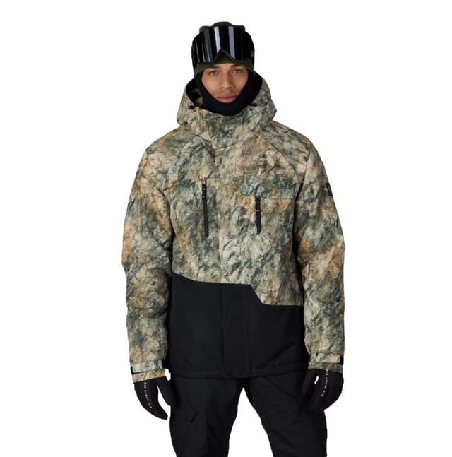 686 Geo Insulated Jacket Khaki Color Block