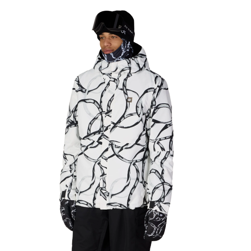 686 Foundation Insulated Jacket White Wire M