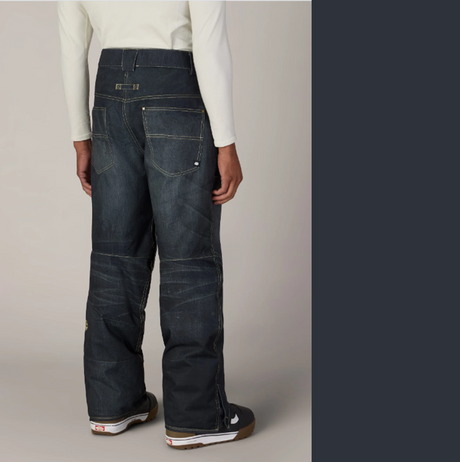 686 Deconstructed Denim Insulated Pants Black Denim
