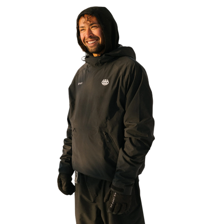 686 Windstopper Pullover Jacket Black L