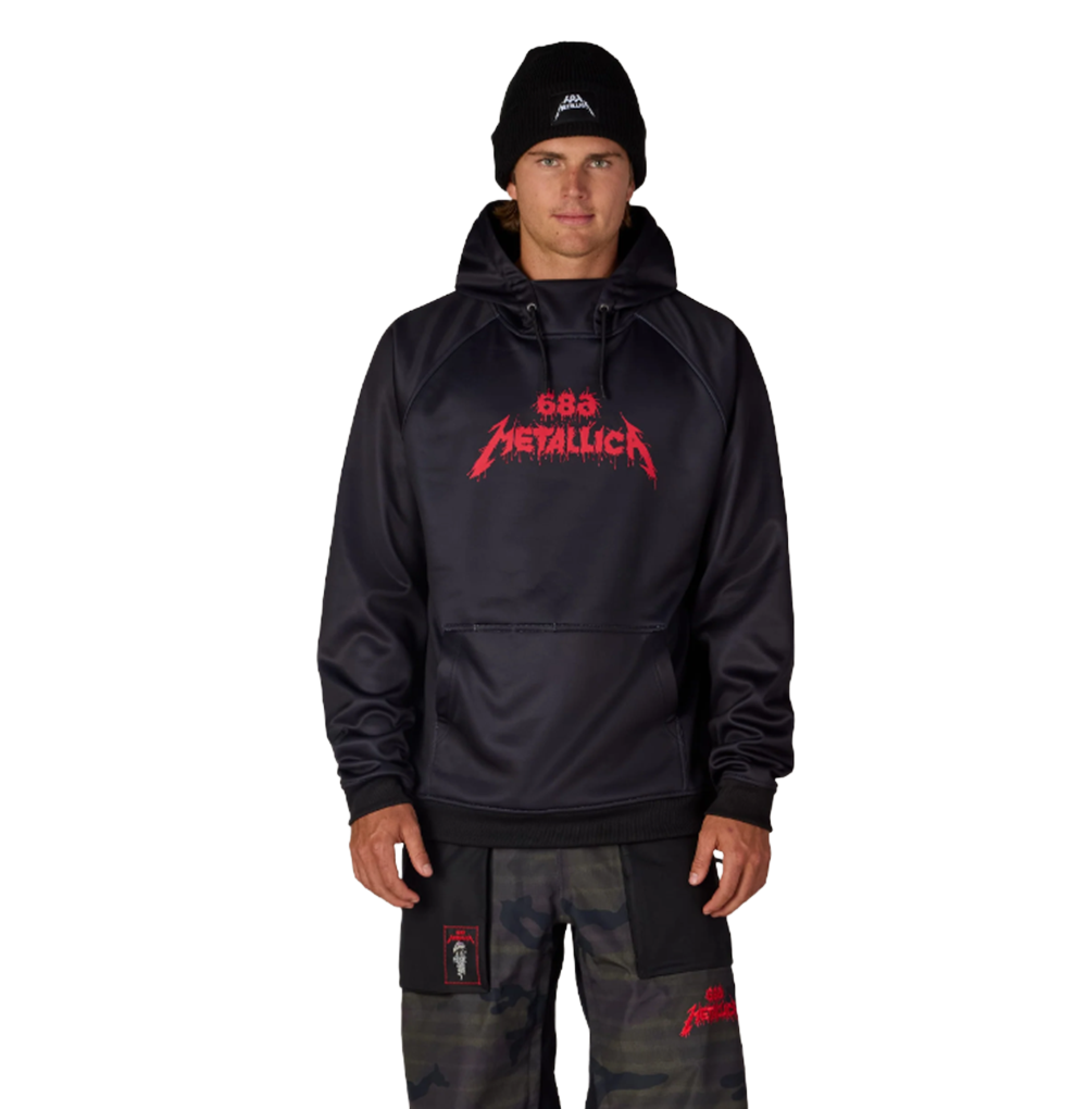686 Metallica Bonded Fleece Hoody Metallica Black M