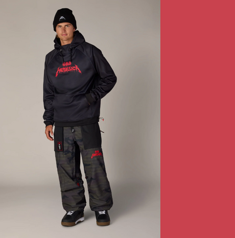 686 Metallica Bonded Fleece Hoody Metallica Black