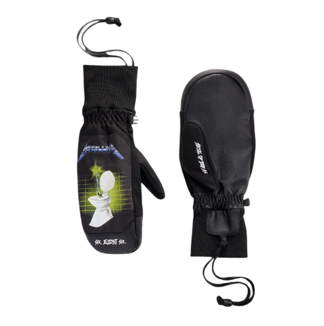 686 Crush Insulated Mitts Metallica Black XL