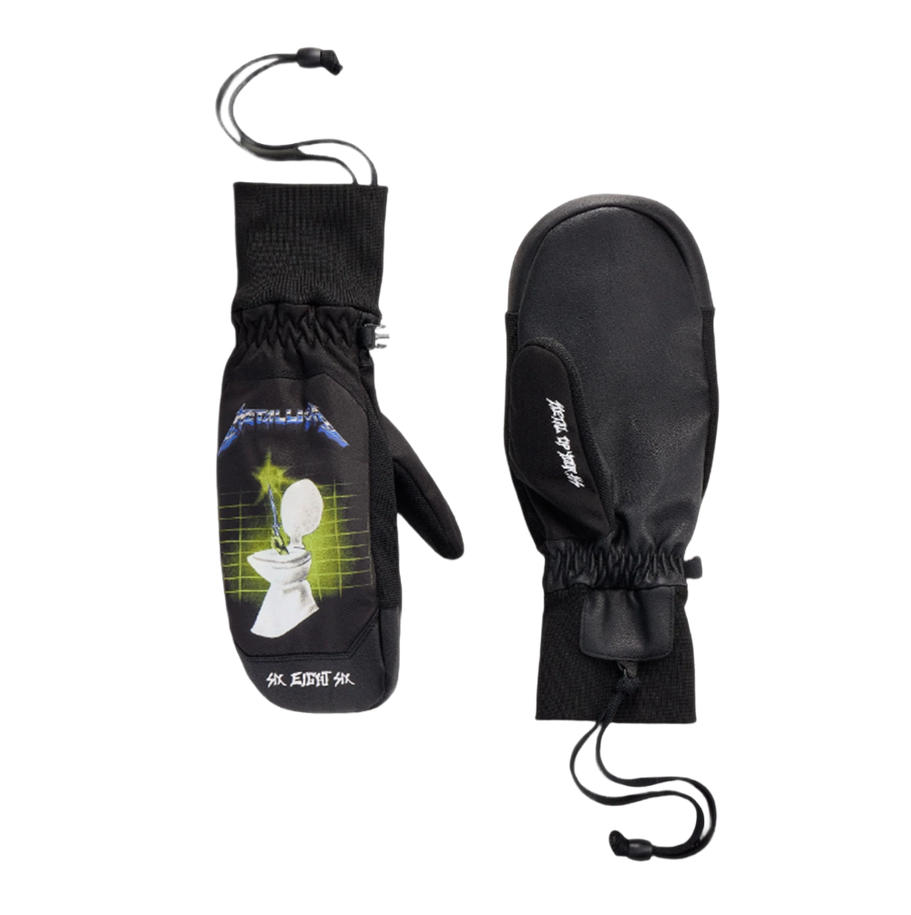 686 Crush Insulated Mitts Metallica Black L