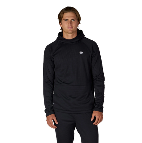 686 Mission Grid Raglan Hoody Black L