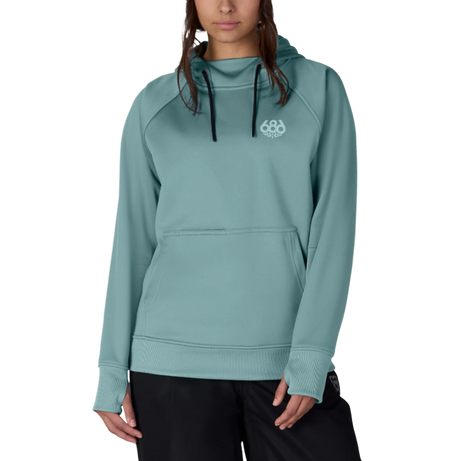 686 Bonded Fleece Hoody Womens Pale Firn L