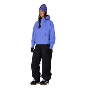 686 Waterproof Team Crop Hood Womens Blue