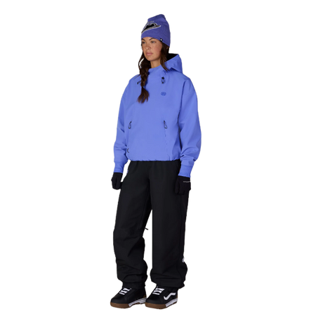 686 Waterproof Team Crop Hood Womens Blue S