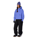 686 Waterproof Team Crop Hood Womens Blue M